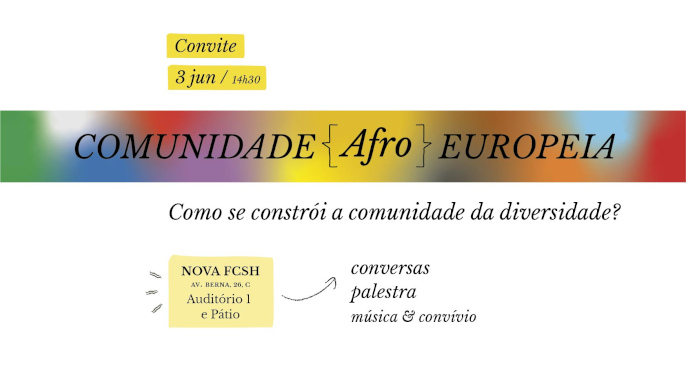 CONVITE /// Encontro final do projeto NARRATIVAS AFRO-EUROPEIAS /// Como se constrói a Comunidade da Diversidade?