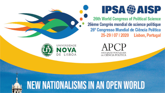 IPSA / AISP | 26th World Congress of Political Science | 26.º Congresso Mundial de Ciência Política | 25-29/ 07/2020, Lisboa, Portugal