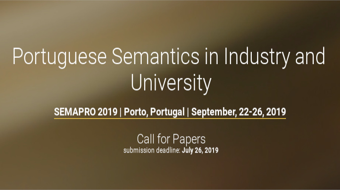 PSIU track | Portuguese Semantics in Industry and University | SEMAPRO 2019 | Porto, Portugal | September, 22-26, 2019