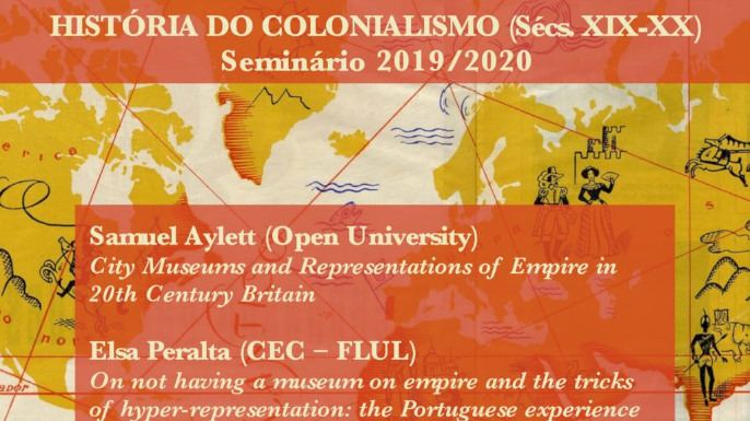 Seminário de Investigação em História do Colonialismo (sécs. XIX-XX)  | 28 de janeiro de 2020