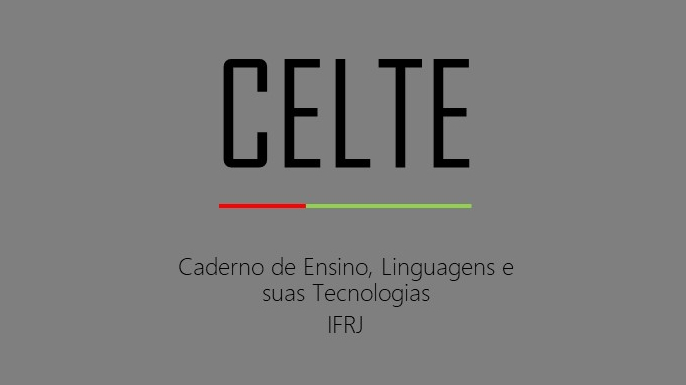Caderno de Ensino, Linguagens e suas Tecnologias (CELTE)