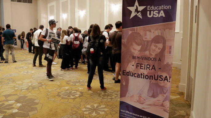 Feira EducationUSA reúne oportunidades de estudos em cerca de 20 universidades norte-americanas
