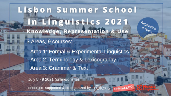 Abriram as inscrições para a Lisbon Summer School in Linguistics 2021, a decorrer entre os dias 5 e 9 de julho de 2021.