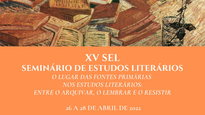 XV SEL Seminários Estudos Literários: 