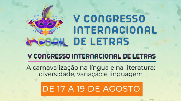 V Congresso Internacional de Letras - CONIL | 17 a 19 de Agosto de 2022, Evento on-line