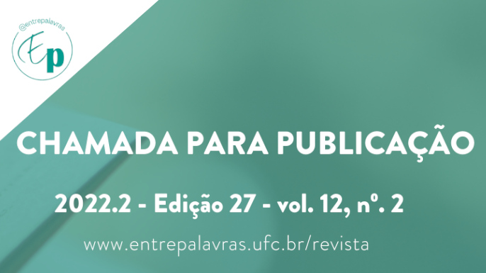 Entrepalavras, revista de linguística da Universidade Federal do Ceará, abre chamada para edição sobre estudos do léxico