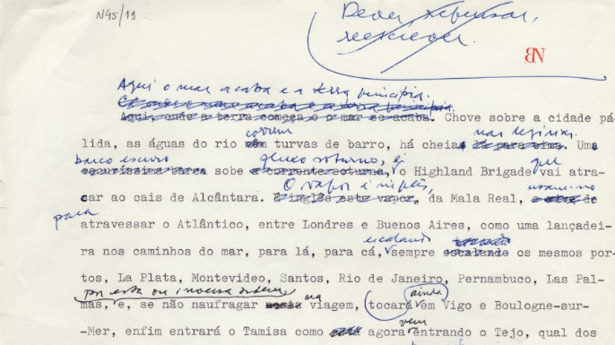 A Oficina de Saramago | EXPOSIÇÃO | 6 jun.- 8 out. ’22 | 16h30 | Sala de Exposições BNP Piso 2 | Entrada livre