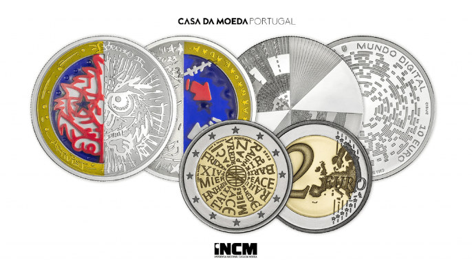 Três moedas comemorativas portuguesas produzidas pela Imprensa Nacional-Casa da Moeda (INCM) foram nomeadas para os Prémios COTY – Coin of the Year