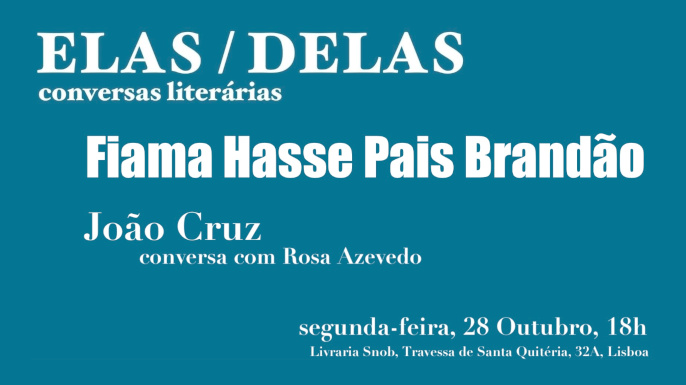 Elas/Delas: conversas literárias | 28 de outubro de 2024 na Livraria Snob