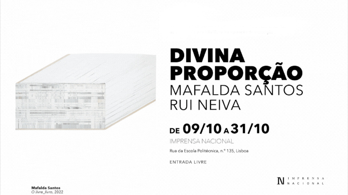 «Divina Proporção» patente na Imprensa Nacional até 31 de outubro