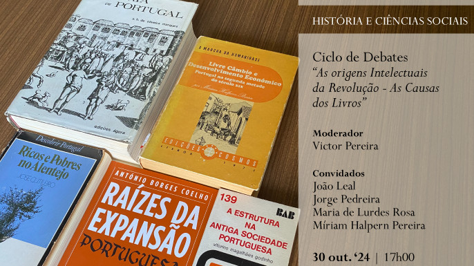 Ciclo de debates | As origens intelectuais da Revolução. As causas dos livros  - História e Ciências Sociais