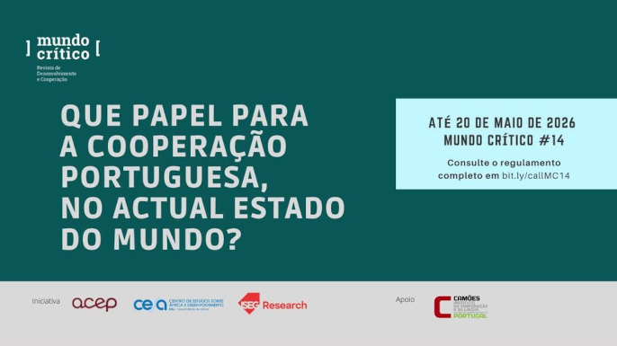 Chamada de contribuições: Mundo Crítico n.º 14, dedicada ao papel da cooperação portuguesa no mundo atual.