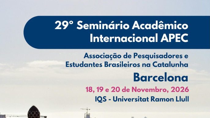 Seminário APEC 2026: pesquisadores brasileiros em Barcelona
