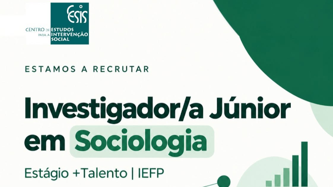 CESIS procura investigador/a júnior em Sociologia para estágio profissional