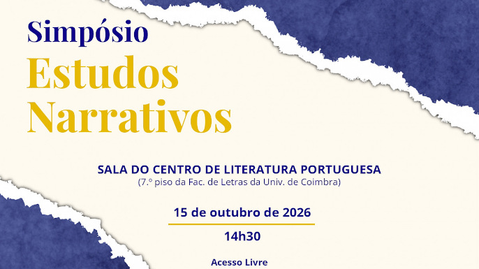Simpósio Estudos Narrativos, Coimbra, 15 de outubro